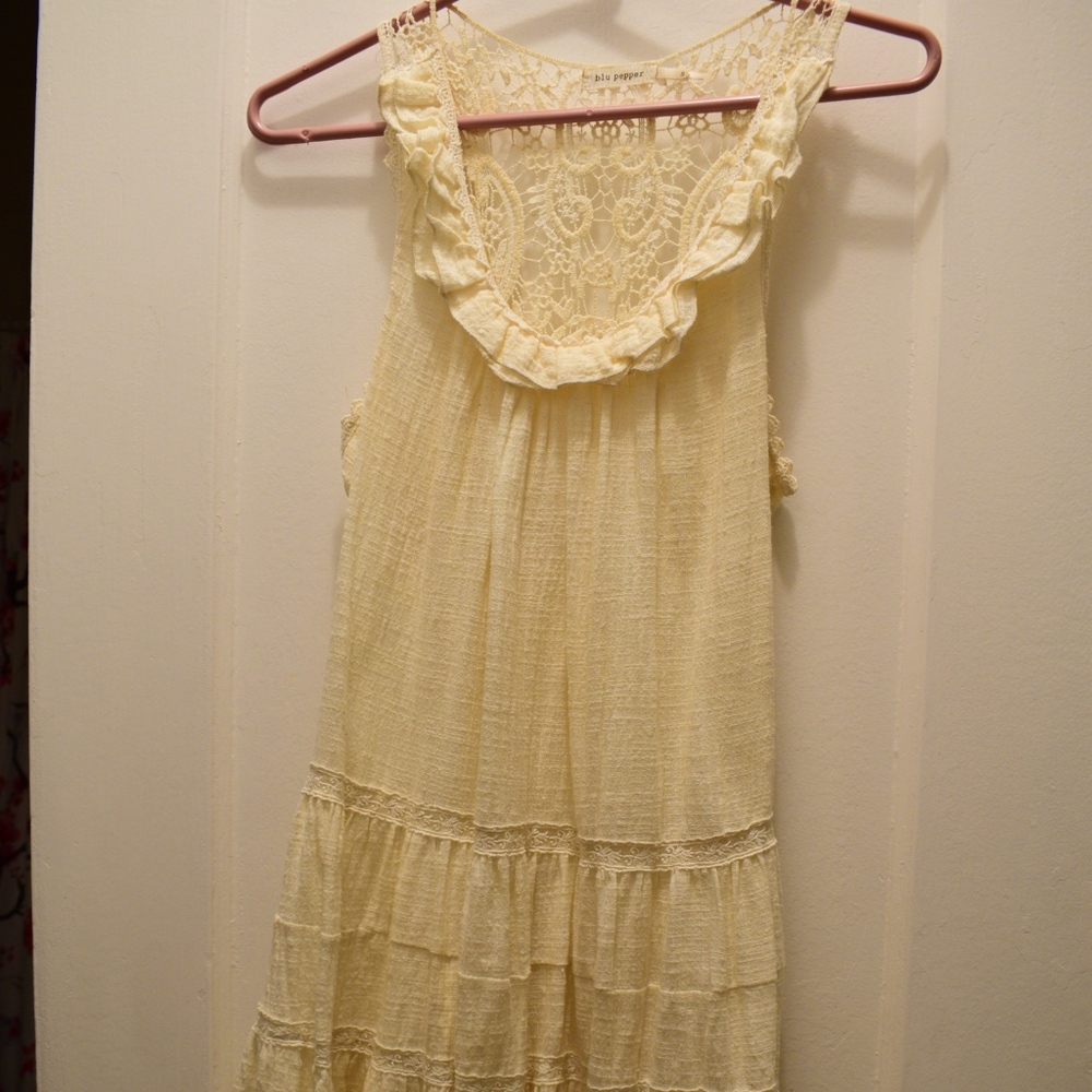 Cream summer dress